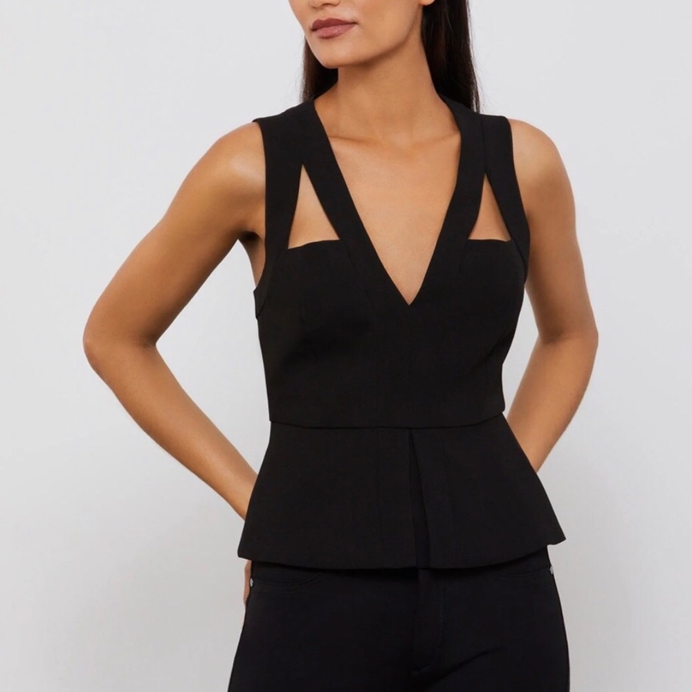 BCBG Maxazria Peplum Top